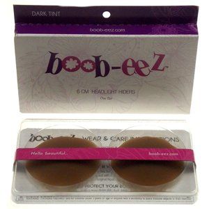 Boob-eez 6cm Nipple Pasties Covers Dark Tint Boobeez Headlight Hiders Reusable